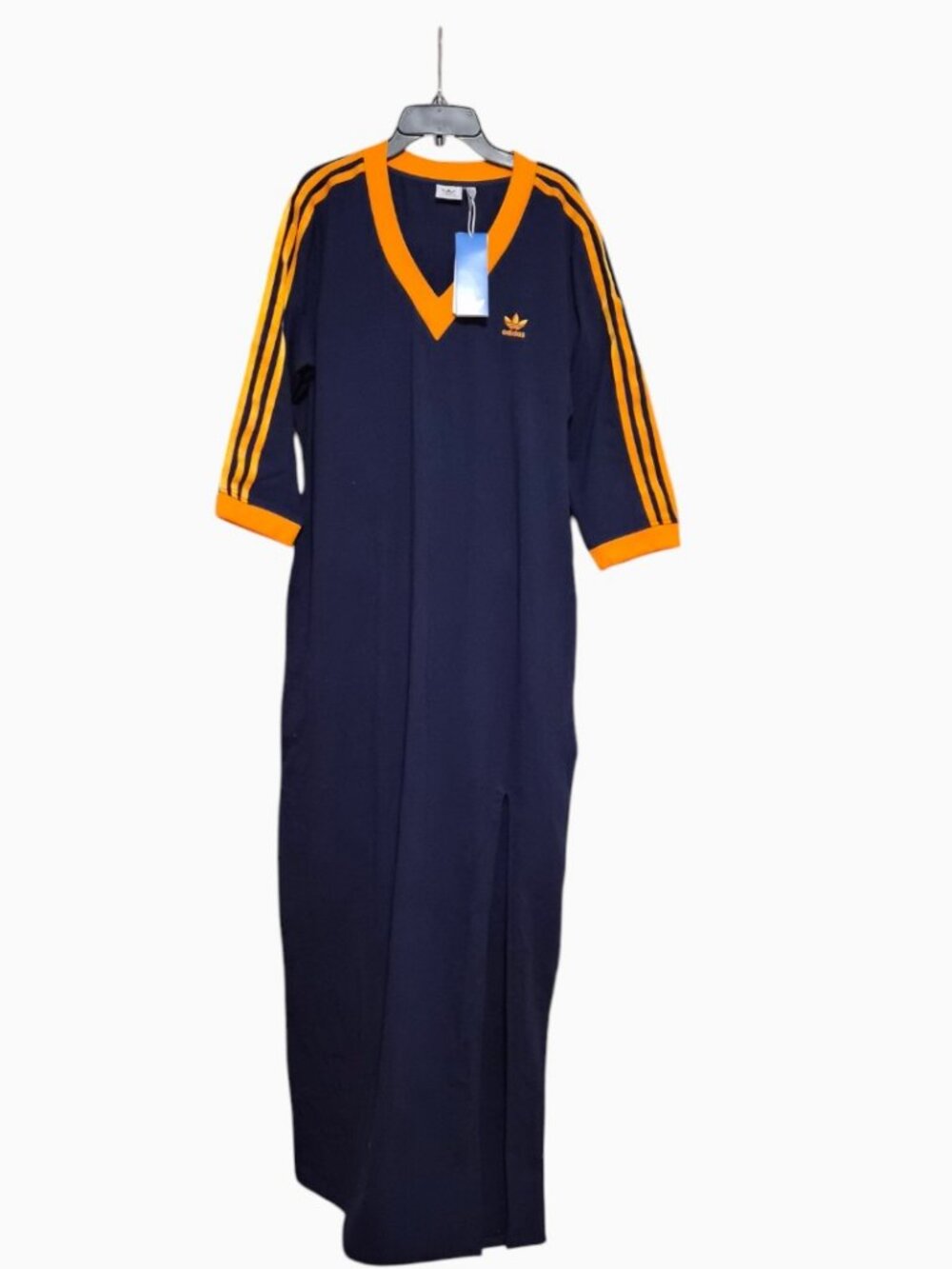 NWT ADIDAS ADICOLOR CLASSICS 3-STRIPES MAXI DRESS  SIZE XL - Picture 8 of 8